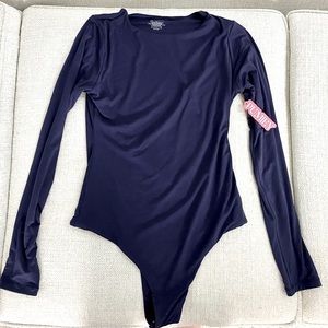 NWT Pumiey Navy medium FITTED Bodysuit PRICE DROP!!!